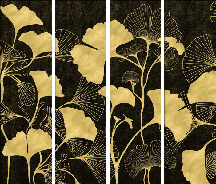 金色的银杏树