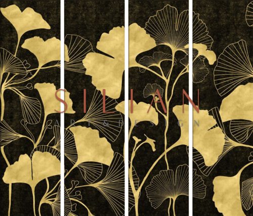 金色的银杏树
