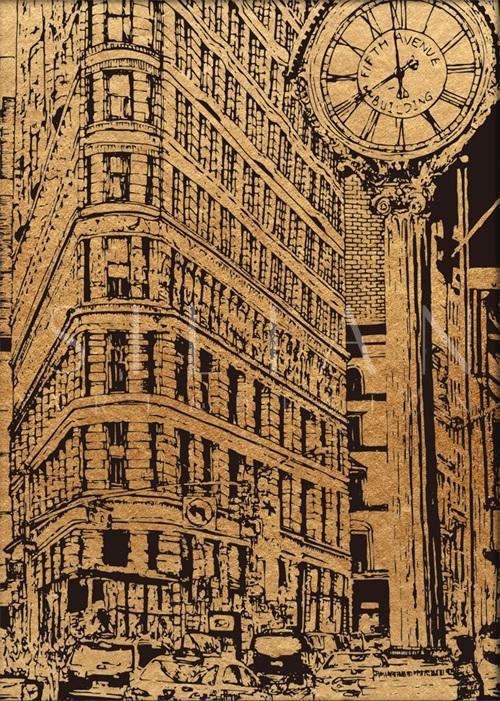 B&W City Scene VII
