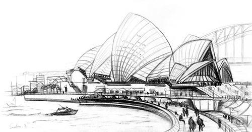 Architectural Sketch XIV