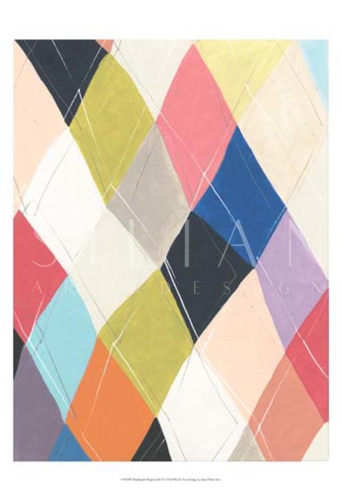 Harlequin Hopscotch I